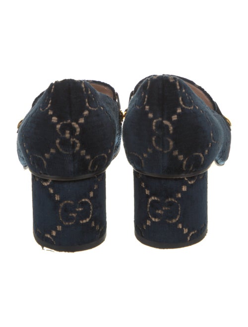 Gucci GG Logo Velvet Pumps