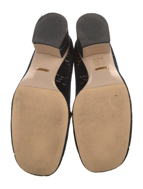 Gucci GG Logo Velvet Pumps
