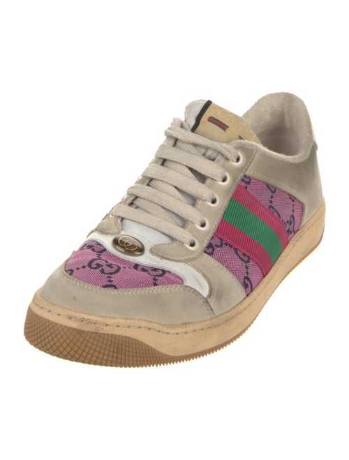 Gucci GG Canvas Suede Sneakers