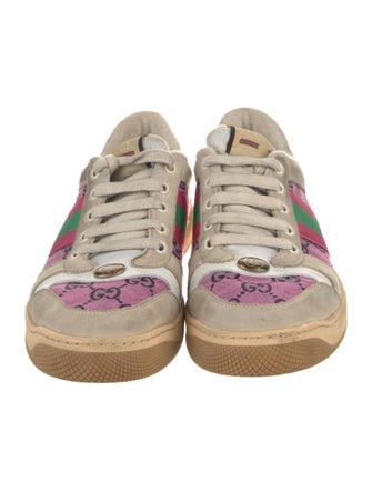 Gucci GG Canvas Suede Sneakers