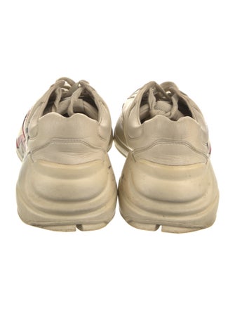 Gucci Leather Printed Chunky Sneakers