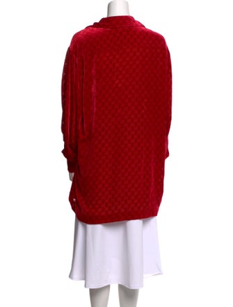 Gucci Velvet Long Sleeve Tunic