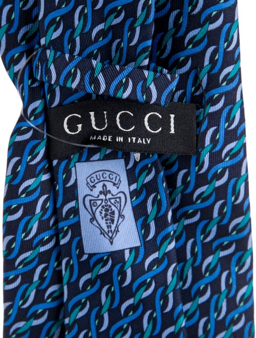 Gucci Pattern Print Tie