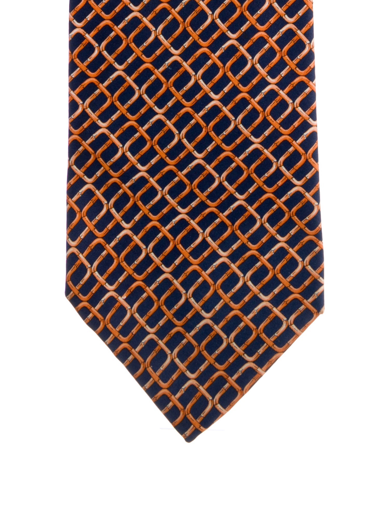 Gucci Pattern Print Silk Tie