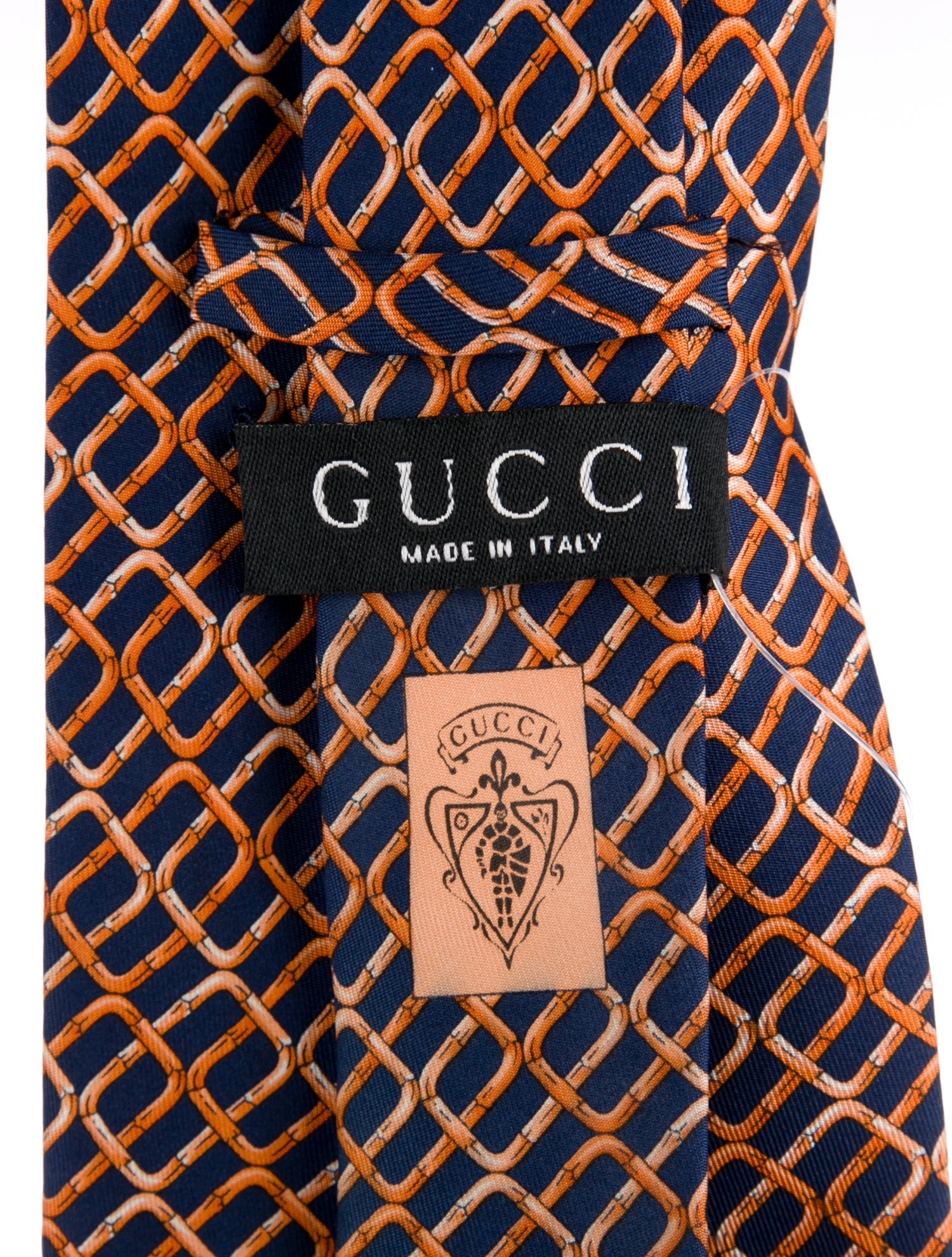 Gucci Pattern Print Silk Tie