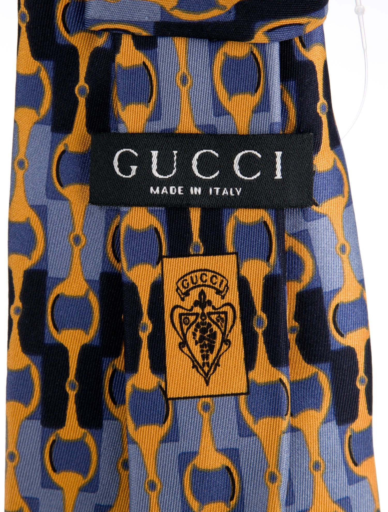 Gucci Pattern Print Silk Tie