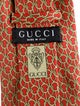Gucci Pattern Print Silk Tie