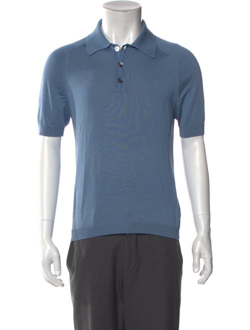 Gucci Silk Crew Neck Polo Shirt
