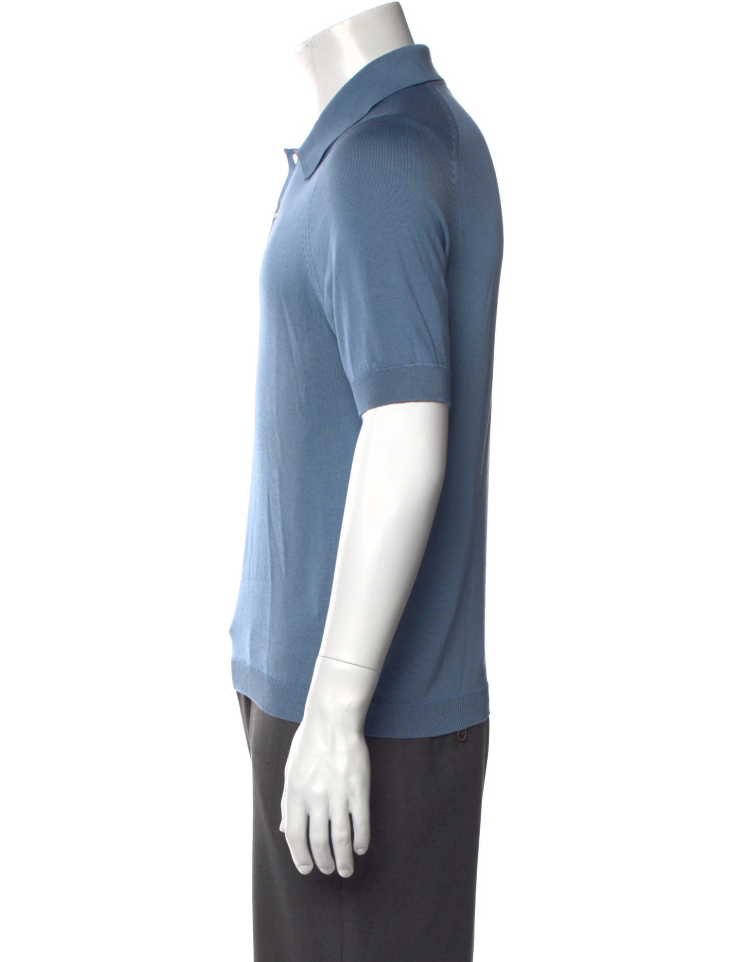 Gucci Silk Crew Neck Polo Shirt