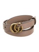 Gucci Double G Logo Skinny Belt
