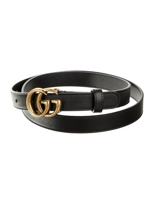 Gucci Skinny Leather Belt