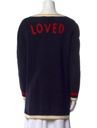Gucci Gucci 'Loved' Striped Sweater Striped Sweater