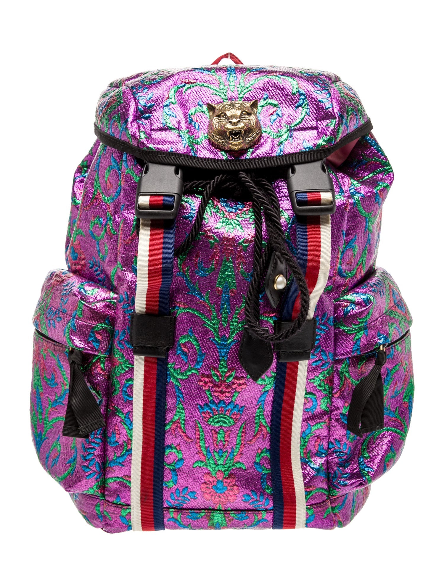 Gucci Faux Pearl Brocade Techpack