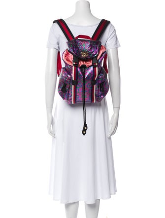 Gucci Faux Pearl Brocade Techpack