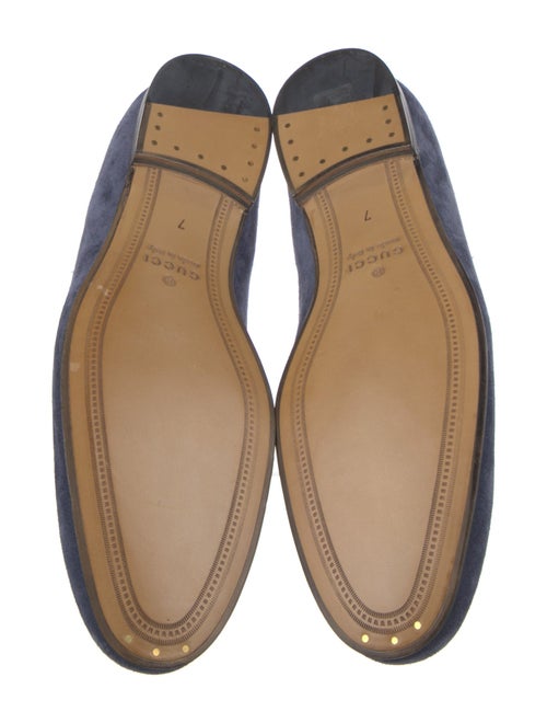 Gucci GG Logo Suede Loafers