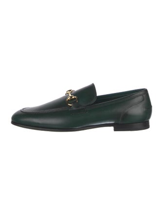 Gucci Horsebit Accent Leather Dress Loafers