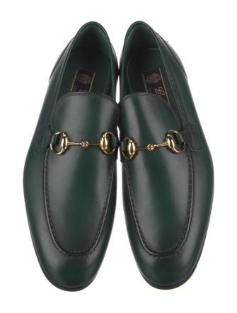 Gucci Horsebit Accent Leather Dress Loafers