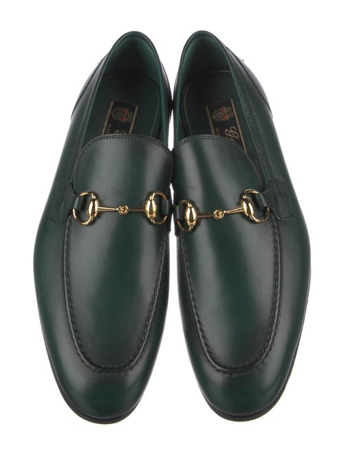 Gucci Horsebit Accent Leather Dress Loafers