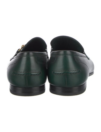 Gucci Horsebit Accent Leather Dress Loafers