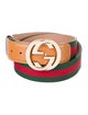 Gucci Web Accent Canvas Belt