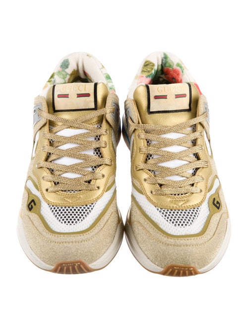Gucci Web Accent Glitter Sneakers