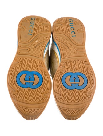 Gucci Web Accent Glitter Sneakers