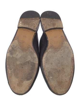 Gucci Horsebit Accent Leather Mules