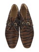 Gucci Ponyhair Animal Print Oxfords