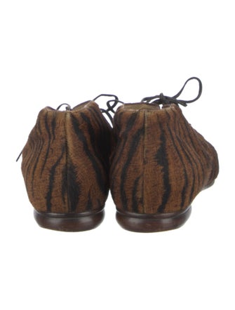 Gucci Ponyhair Animal Print Oxfords