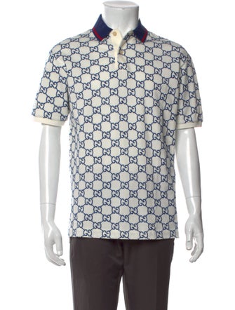 Gucci GG Logo Collar Polo Shirt