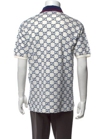Gucci GG Logo Collar Polo Shirt
