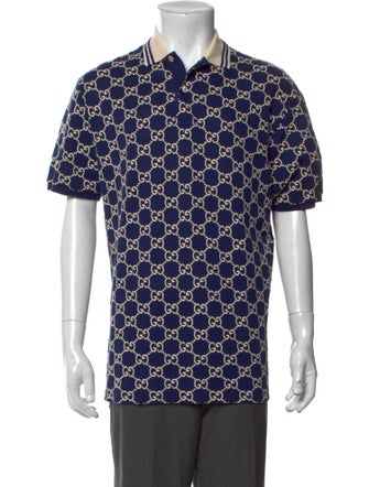 Gucci 2022 GG Supreme Polo Shirt
