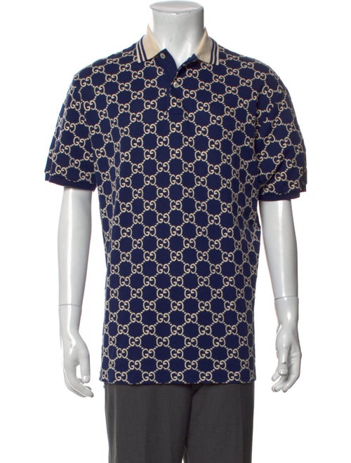 Gucci 2022 GG Supreme Polo Shirt