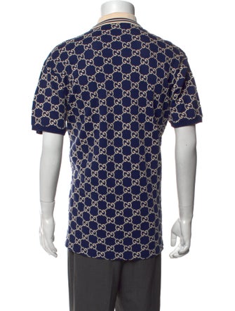 Gucci 2022 GG Supreme Polo Shirt