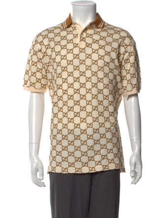 Gucci 2022 GG Supreme Polo Shirt