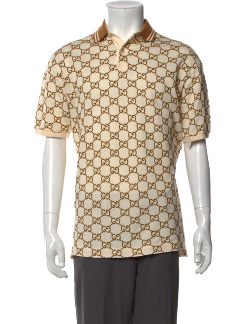 Gucci 2022 GG Supreme Polo Shirt