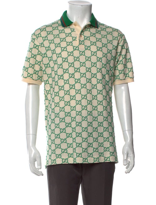 Gucci GG Logo Collar Polo Shirt