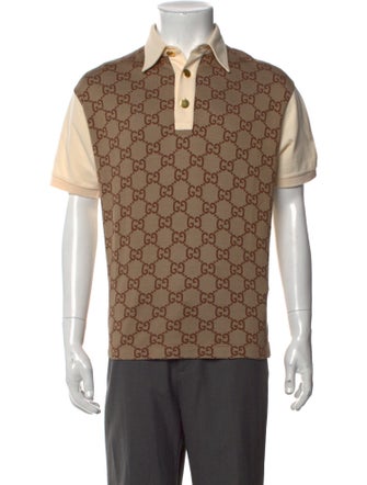 Gucci 2022 GG Supreme Polo Shirt