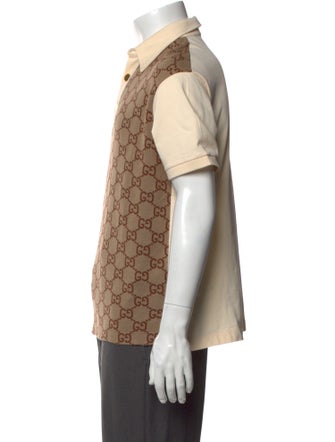 Gucci 2022 GG Supreme Polo Shirt