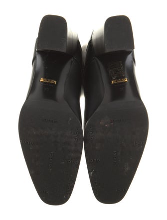 Gucci Double G Logo Leather Riding Boots