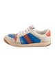 Gucci Web Accent Leather Sneakers