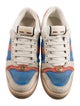 Gucci Web Accent Leather Sneakers