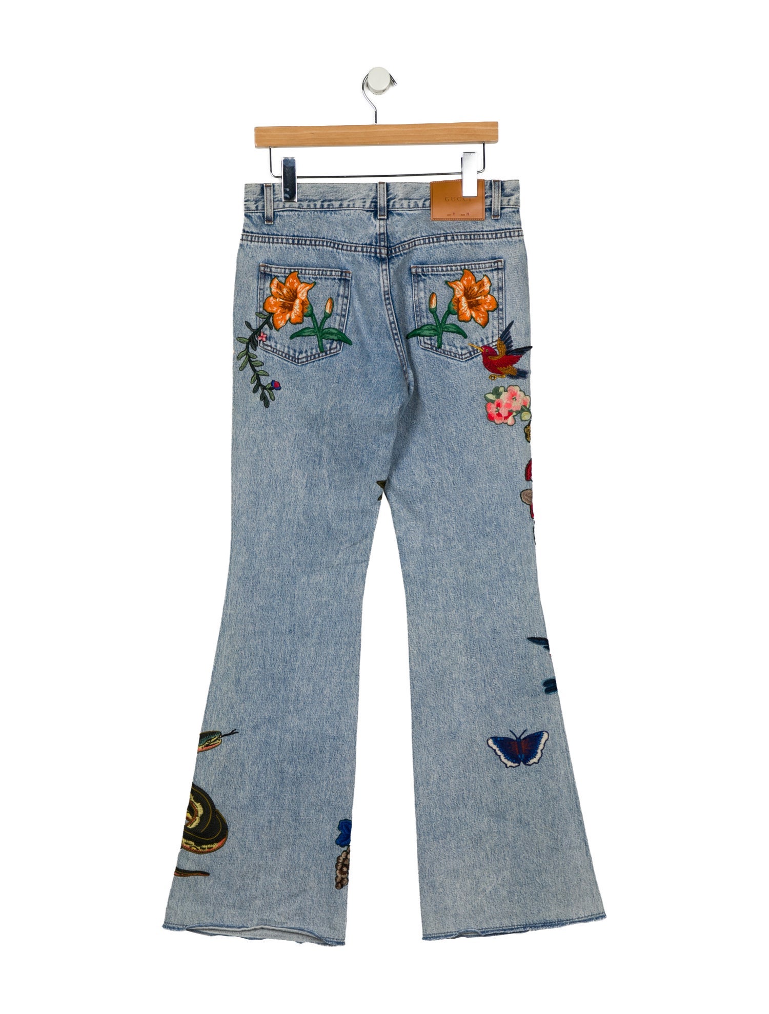 Gucci Mid-Rise Wide Leg Jeans w/ Tags
