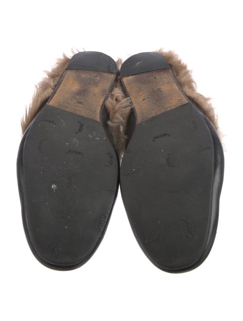 Gucci Horsebit Accent Leather Slippers