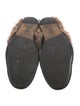 Gucci Horsebit Accent Leather Slippers