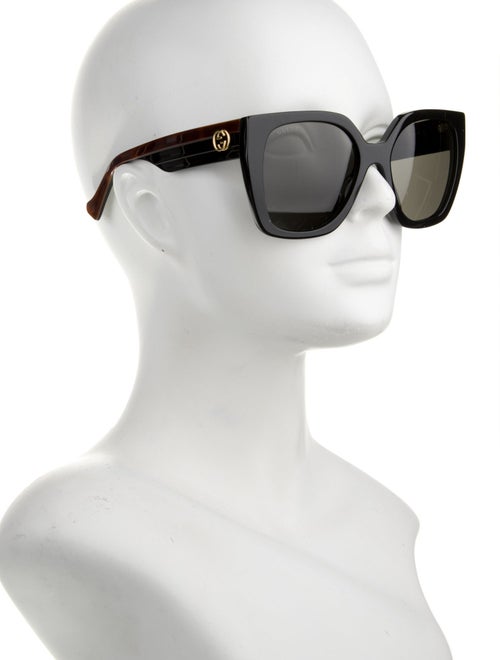 Gucci Interlocking G Logo Square Sunglasses