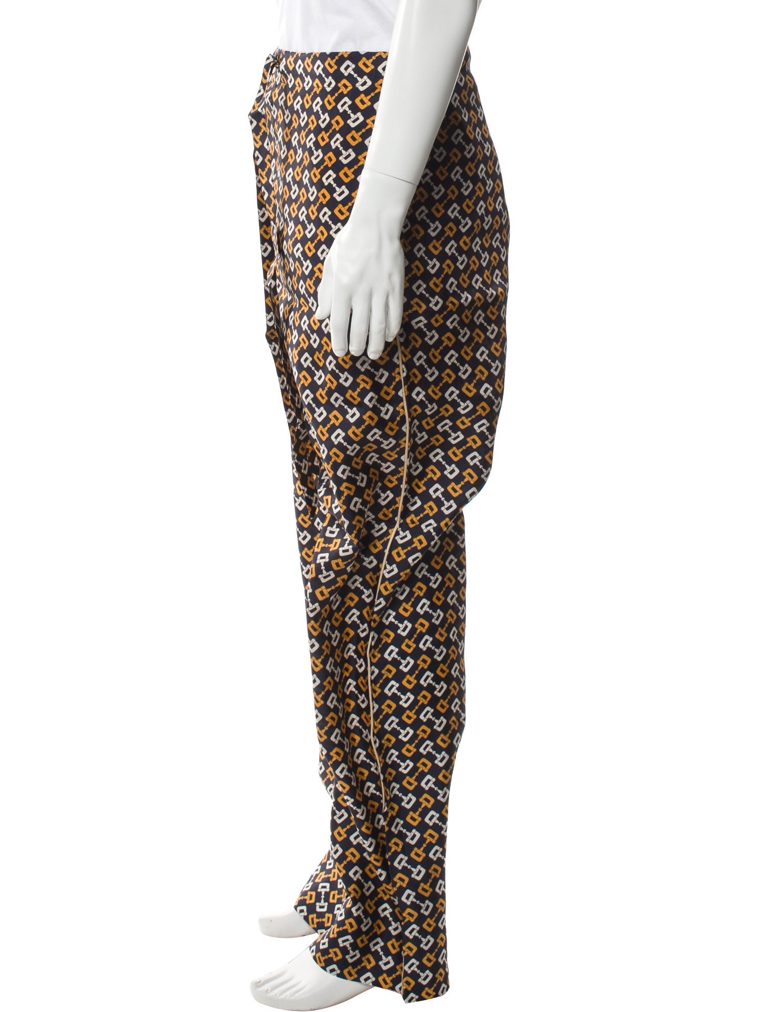 Gucci Silk Printed Pajama Bottoms