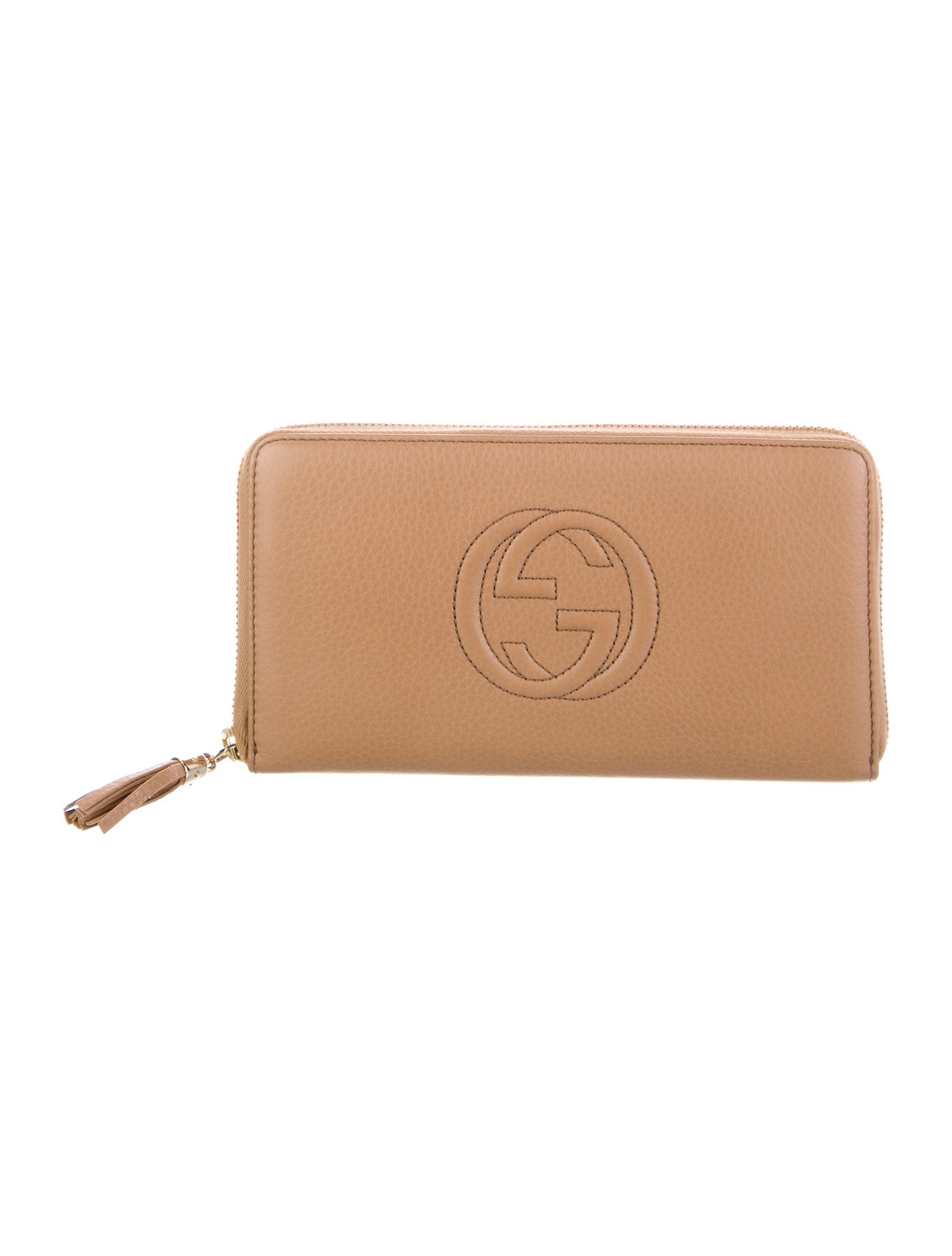 Gucci Interlocking G Logo Leather Continental Wallet