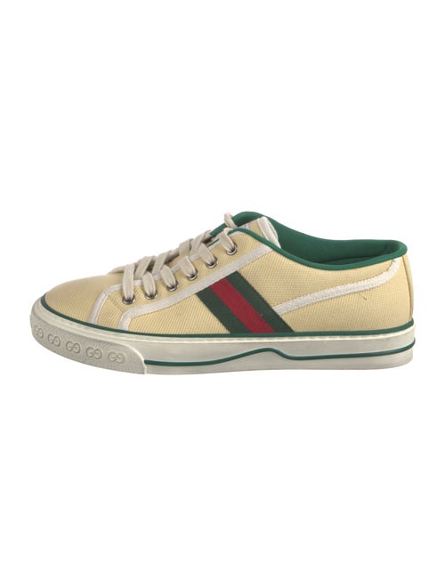 Gucci Web Accent Canvas Sneakers