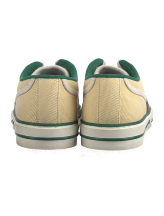 Gucci Web Accent Canvas Sneakers